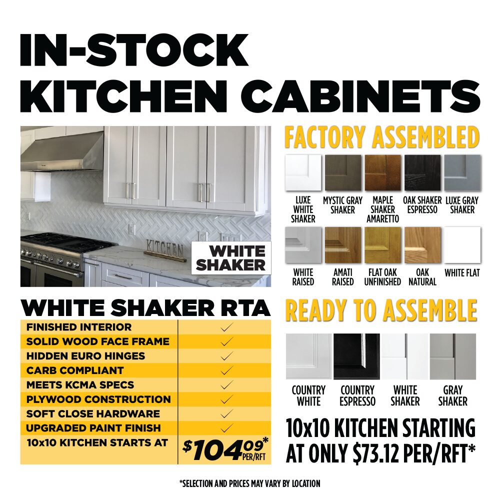 Builder Buy kitchen cabinets