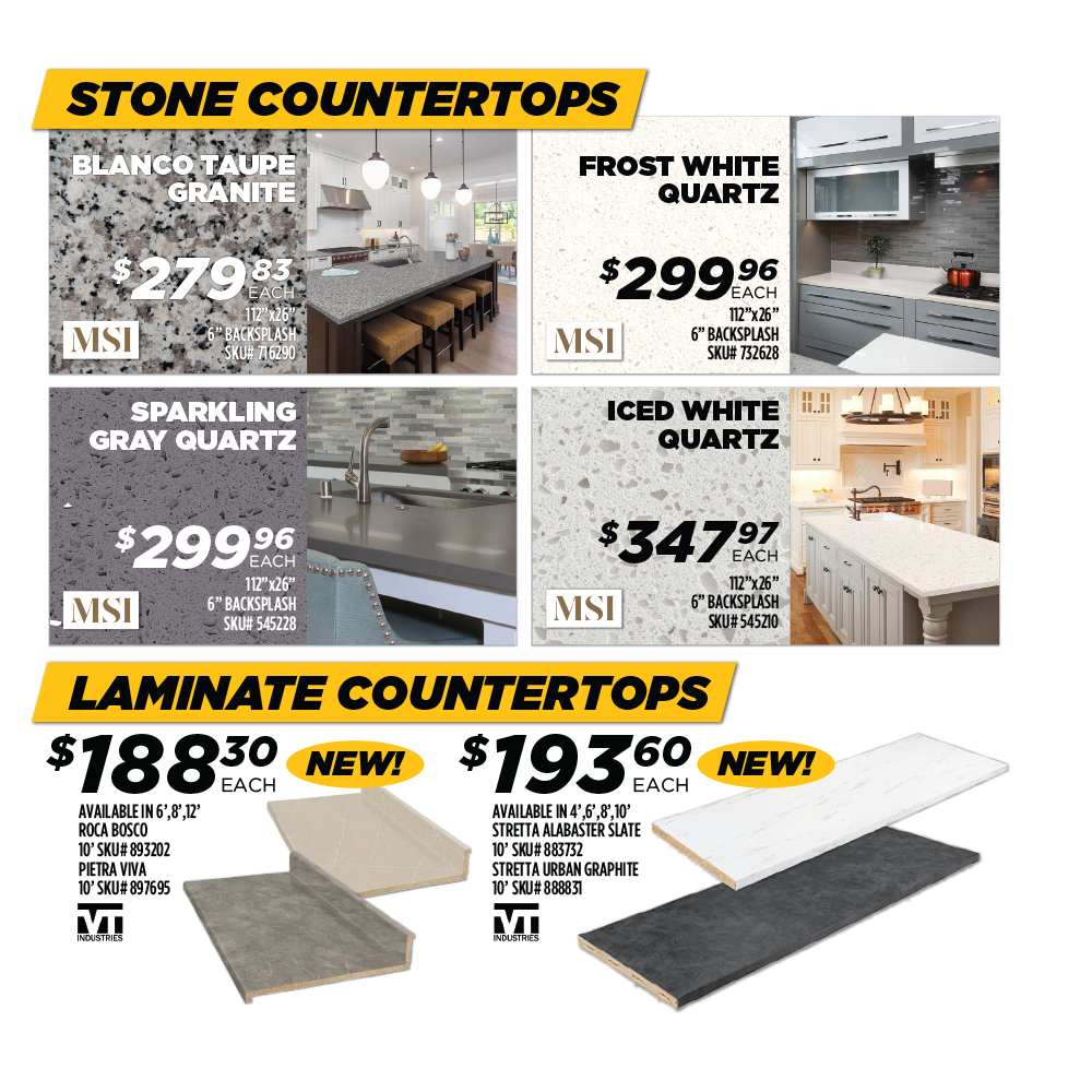 Builder Buy stone countertops